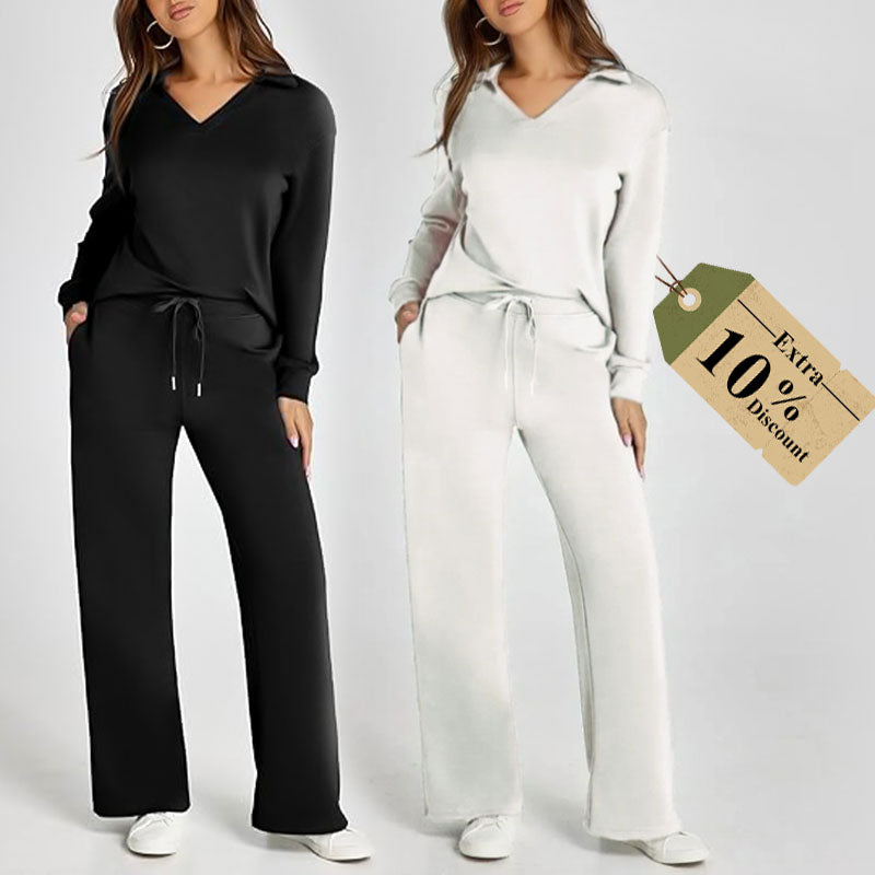 👚50% RABATT! 🧥 Damen 2-teiliges Sweatshirtset – Bequemer Stoff, Lässiger Style & Perfekt für Alltag und Freizeit 🛍️