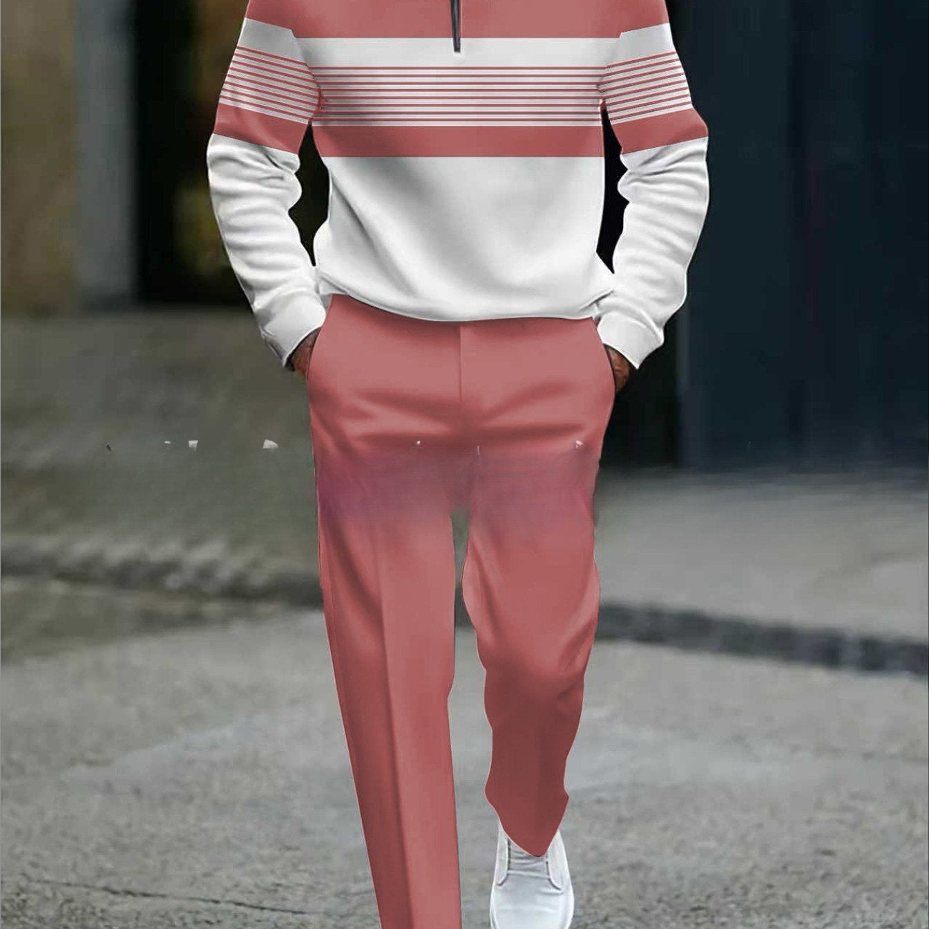 đ 50% RABATT! đ„ Herren-Set mit Grafikprint â Pullover & Hose â LĂ€ssiger Streetstyle, Bequemer Stoff & Perfektes Match đ