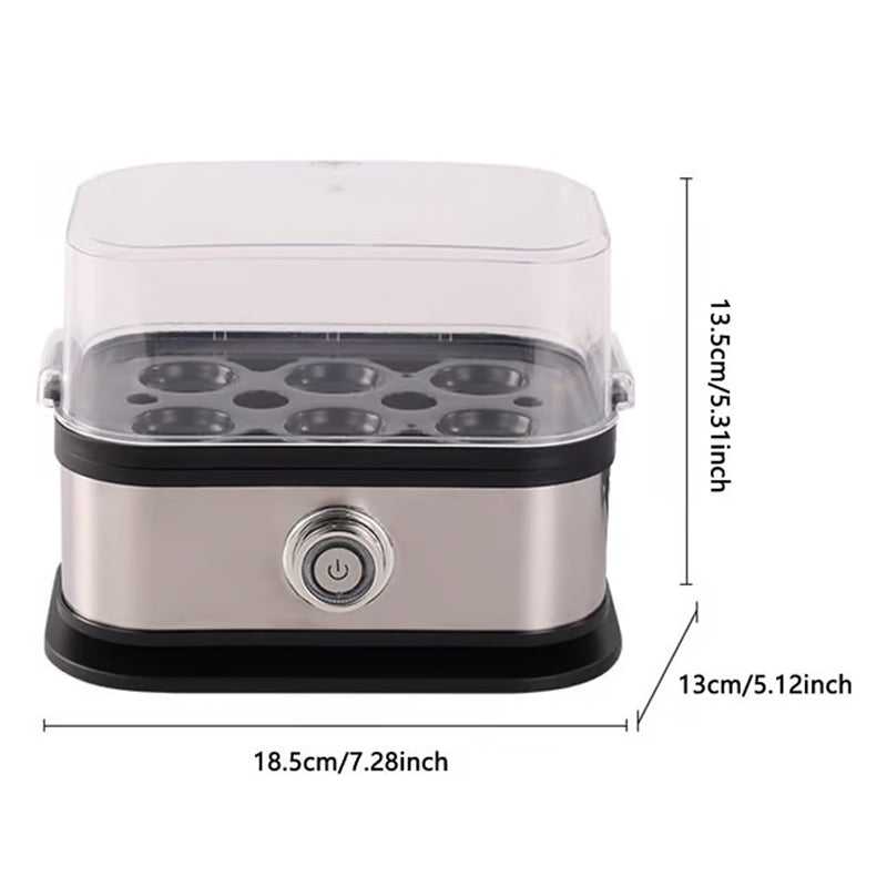 Multifunktionaler Dampfgarer mit transparentem Deckel