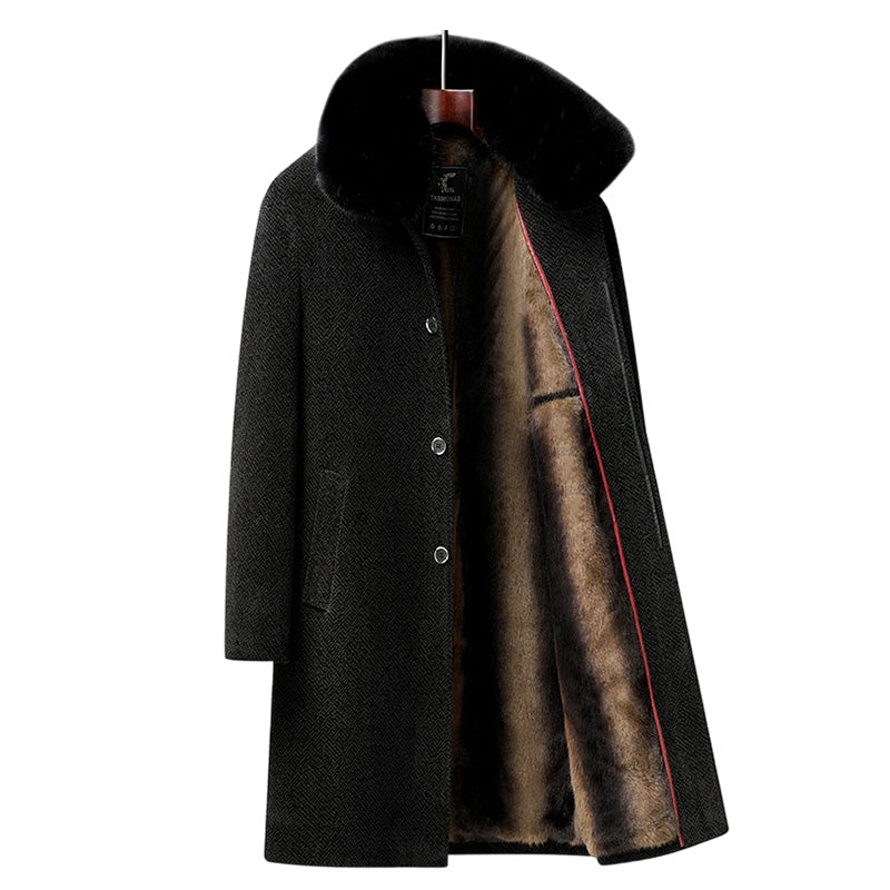 Männer gefüttert Business Casual Wintermantel🔥Kostenloser Versand