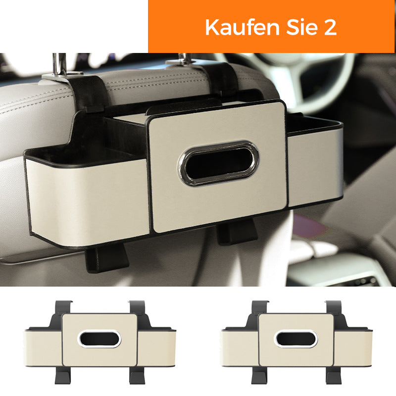 🎒 60% RABATT! 🚗 Multifunktionale Rücksitz-Aufbewahrungsbox – Mehrere Fächer, Stabil & Platzsparend 🧳