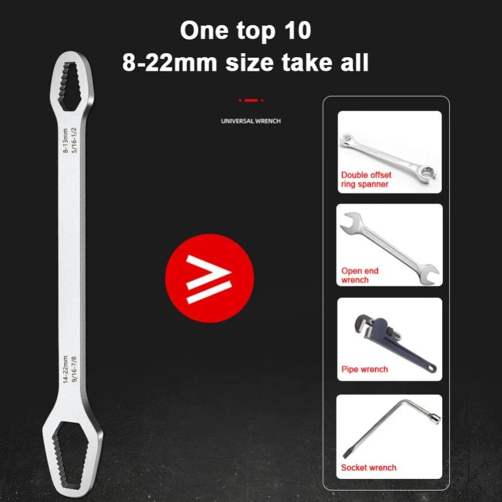 【🔥Sofort 50 % Rabatt】🔧 Universal-Steckschlüssel 8–22 mm! 💎 Aus Chrom-Vanadium-Stahl, mit Selbstarretierung, speziell für professionelle Reparaturarbeiten entwickelt ✨