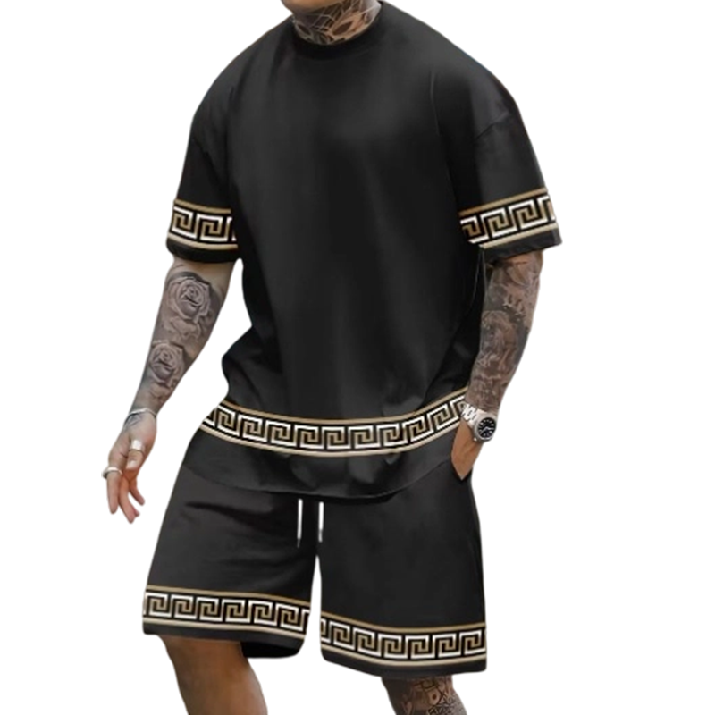 đ Sommerneuheiten â Jetzt bis zu 50% sparen! đ°Hip-Hop-Freizeit-Set fĂźr Herren â bedruckt, luftig & lässig