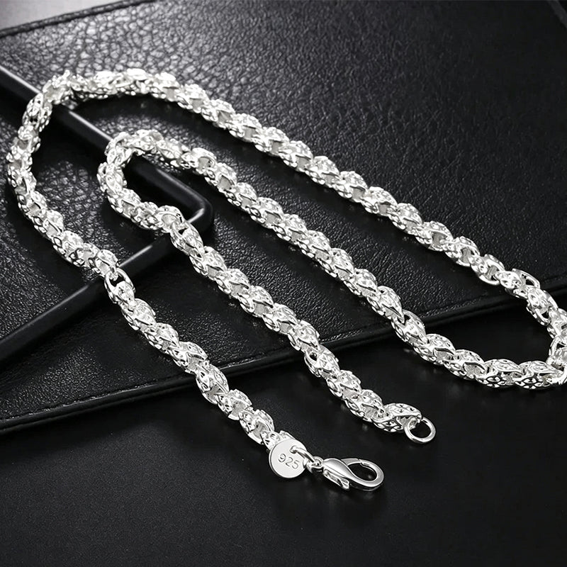 Trendy Dragon Scale Chain Bracelet & Necklace