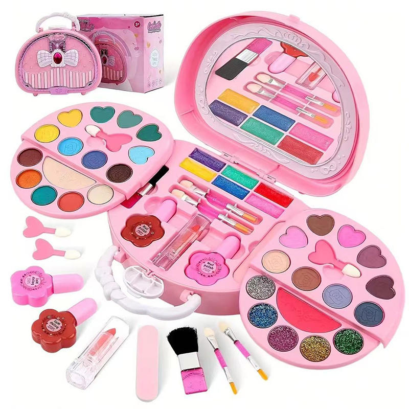đ 50% RABATT! đ Kinder Abwaschbares Make-up-Spielzeug-Set â Tragbare Handtasche, abwaschbar & bunt â Perfekt fĂŒr kreative Rollenspiele & kleine âš