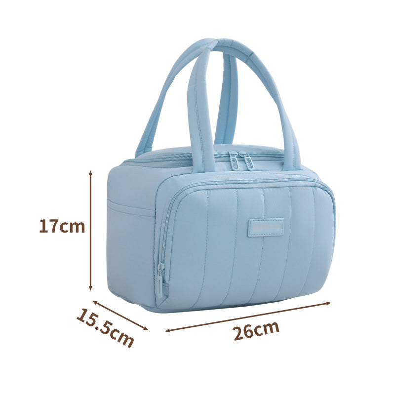 đ„Ș Isolierte Lunch-Tasche mit Tragegriff â Thermotasche fĂŒr Arbeit, Schule, Picknick und unterwegs