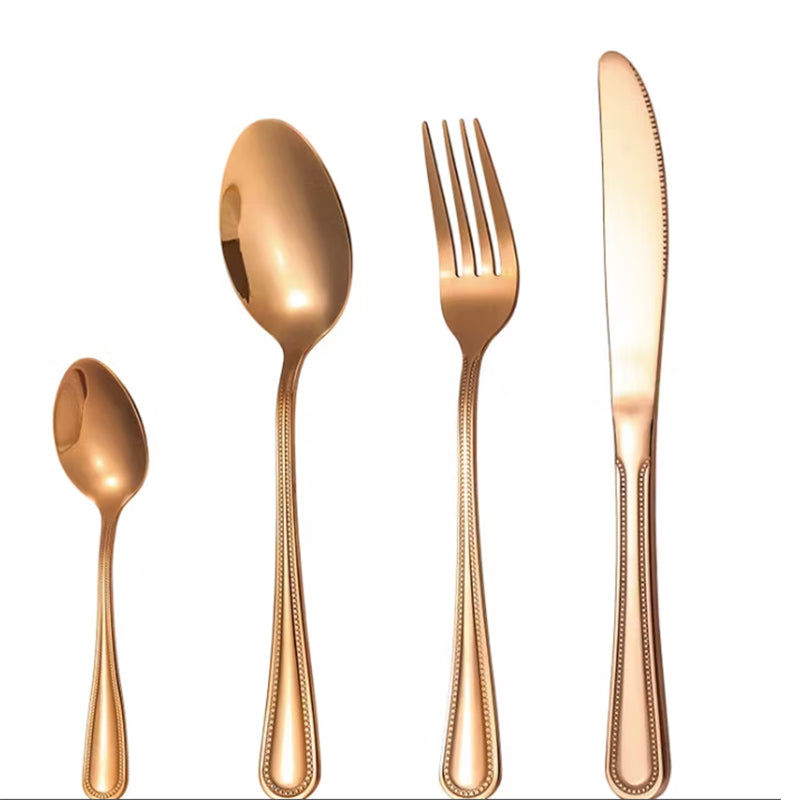 4-teiliges Edelstahlbesteckset