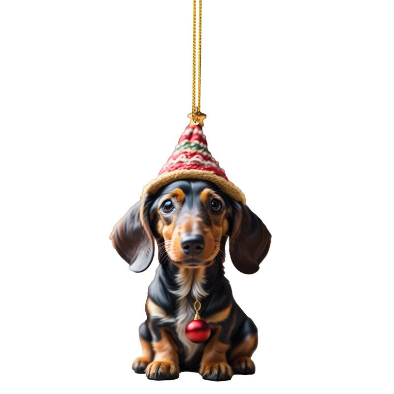 ⏳🔥NUR FÜR KURZE ZEIT 50 % RABATT! ⏰🎄 Christbaumschmuck in Welpenform 🐕🎁