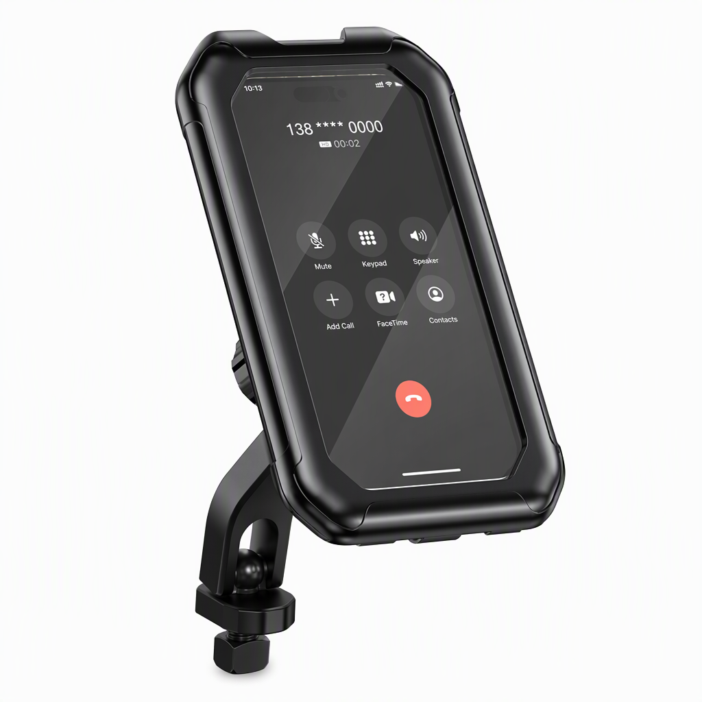 🏍️ Wasserdichte Handyhalterung für Motorrad & Fahrrad – 360° drehbar mit Touchscreen-Funktion