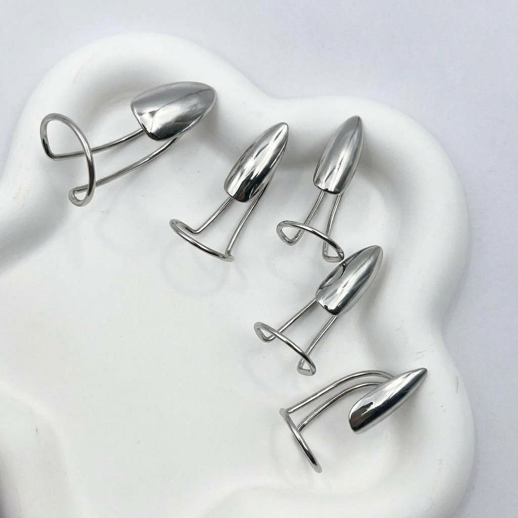 💎Exclusive jewelry💎Modeschmuck-Accessoire: Nagelring aus Metall für die Fingerspitzen