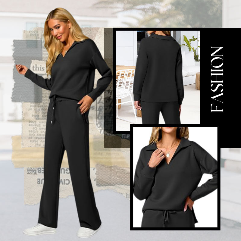 👚50% RABATT! 🧥 Damen 2-teiliges Sweatshirtset – Bequemer Stoff, Lässiger Style & Perfekt für Alltag und Freizeit 🛍️