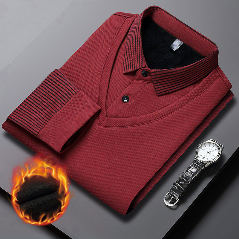 👔 50% RABATT! 🔥 Gestreiftes Revers Fake Zweiteiliges Hemd – Innovatives Design, Bügelfrei & Vielseitig Tragbar 🧶