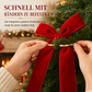 Große Samtschleifen für den Weihnachtsbaum