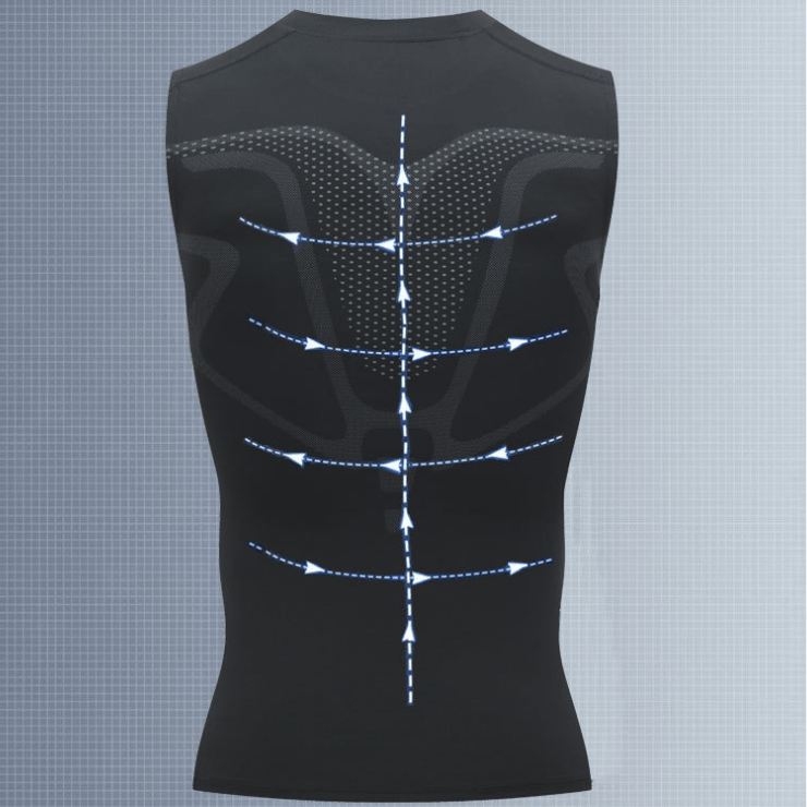 👚 ✨50% RABATT!✨ 2026 Men's Ionic Ice Shaping Vest – Komfortabel, Straffend & Atmungsaktiv! ✨