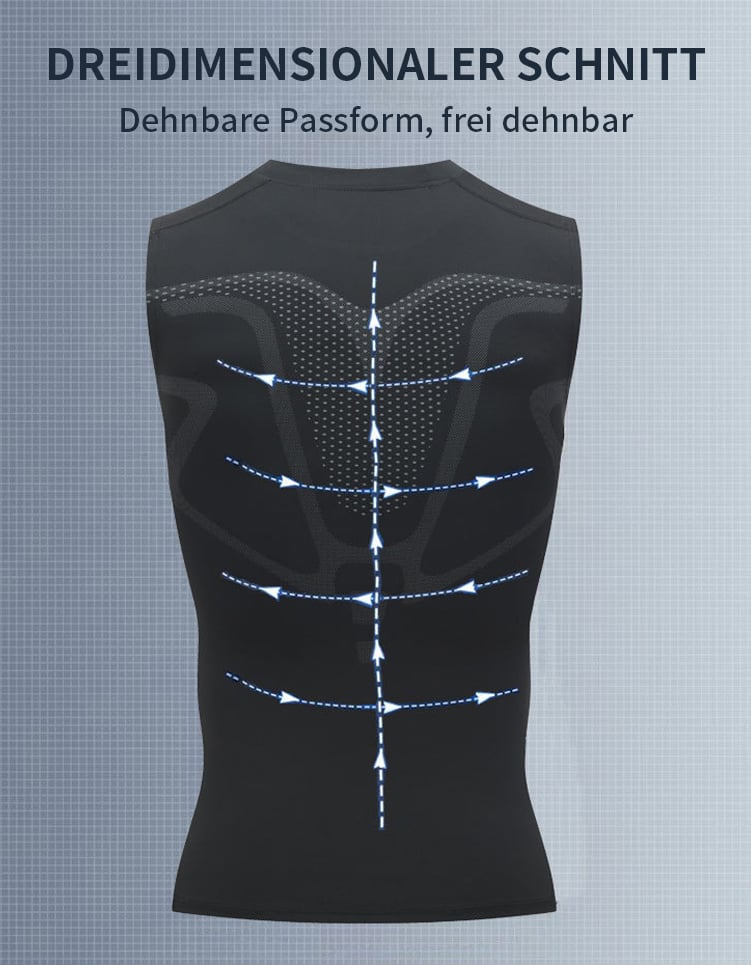 👚 ✨50% RABATT!✨ 2026 Men's Ionic Ice Shaping Vest – Komfortabel, Straffend & Atmungsaktiv! ✨