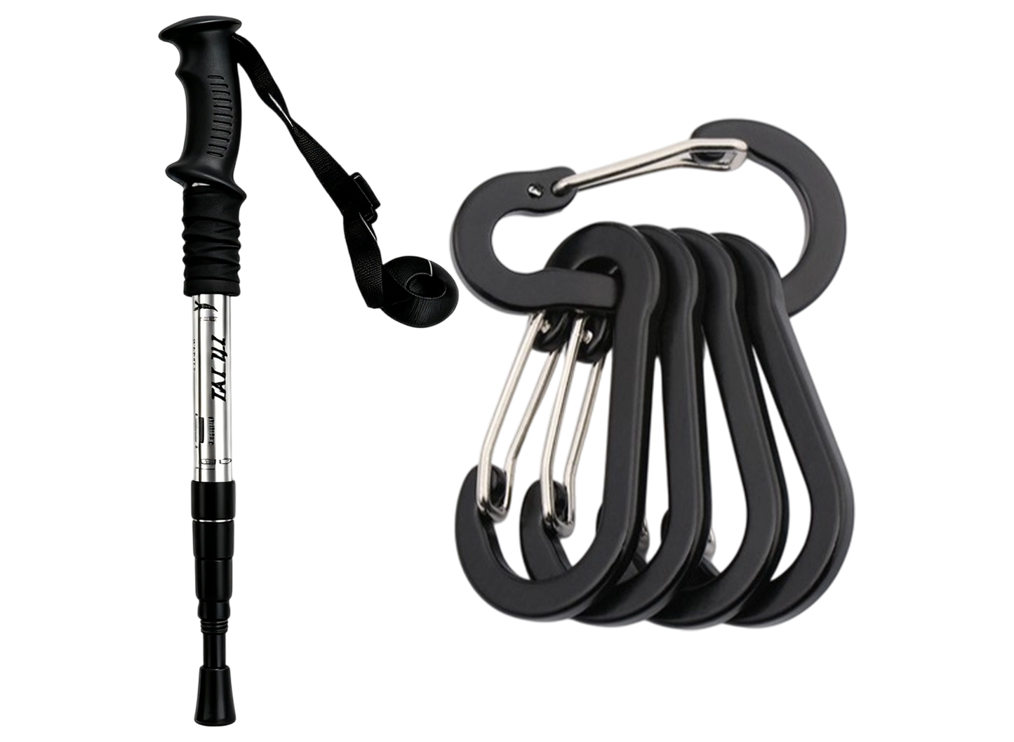 💥Heißer Verkauf 50% Rabatt🔥🦯🏔️Trekkingstock 3in1 – längenverstellbar, stoßgedämpft, Alu 6160💪🎯Kompakt & ergonomisch – für Auf- & Abstieg, Gelenkschutz & Rucksack-Tour.