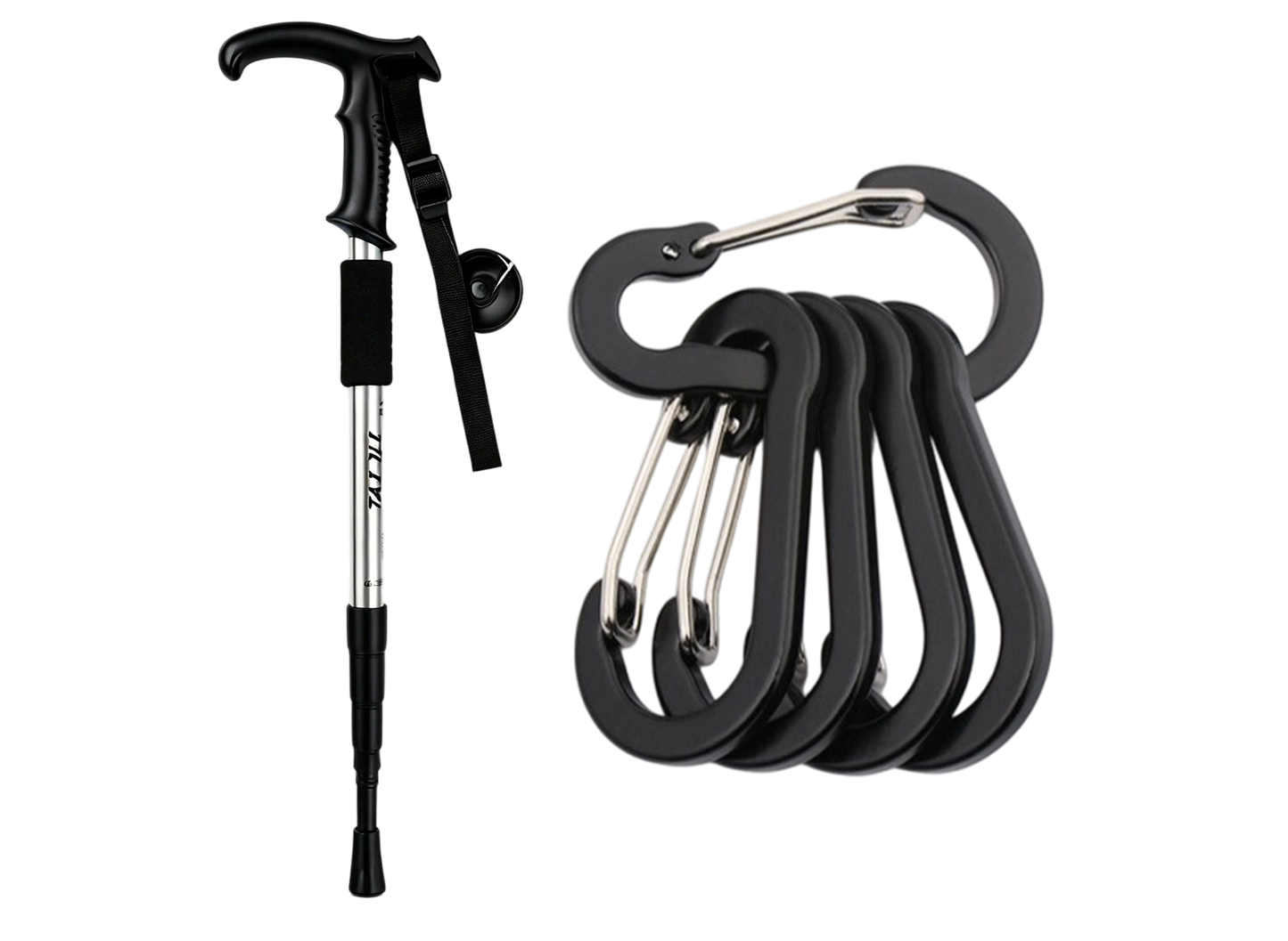 💥Heißer Verkauf 50% Rabatt🔥🦯🏔️Trekkingstock 3in1 – längenverstellbar, stoßgedämpft, Alu 6160💪🎯Kompakt & ergonomisch – für Auf- & Abstieg, Gelenkschutz & Rucksack-Tour.