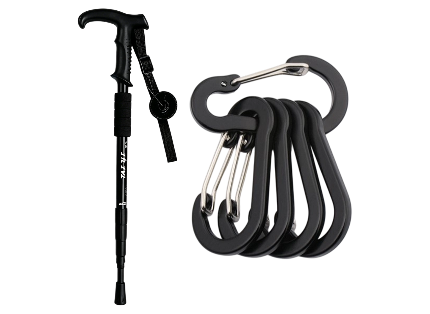 💥Heißer Verkauf 50% Rabatt🔥🦯🏔️Trekkingstock 3in1 – längenverstellbar, stoßgedämpft, Alu 6160💪🎯Kompakt & ergonomisch – für Auf- & Abstieg, Gelenkschutz & Rucksack-Tour.