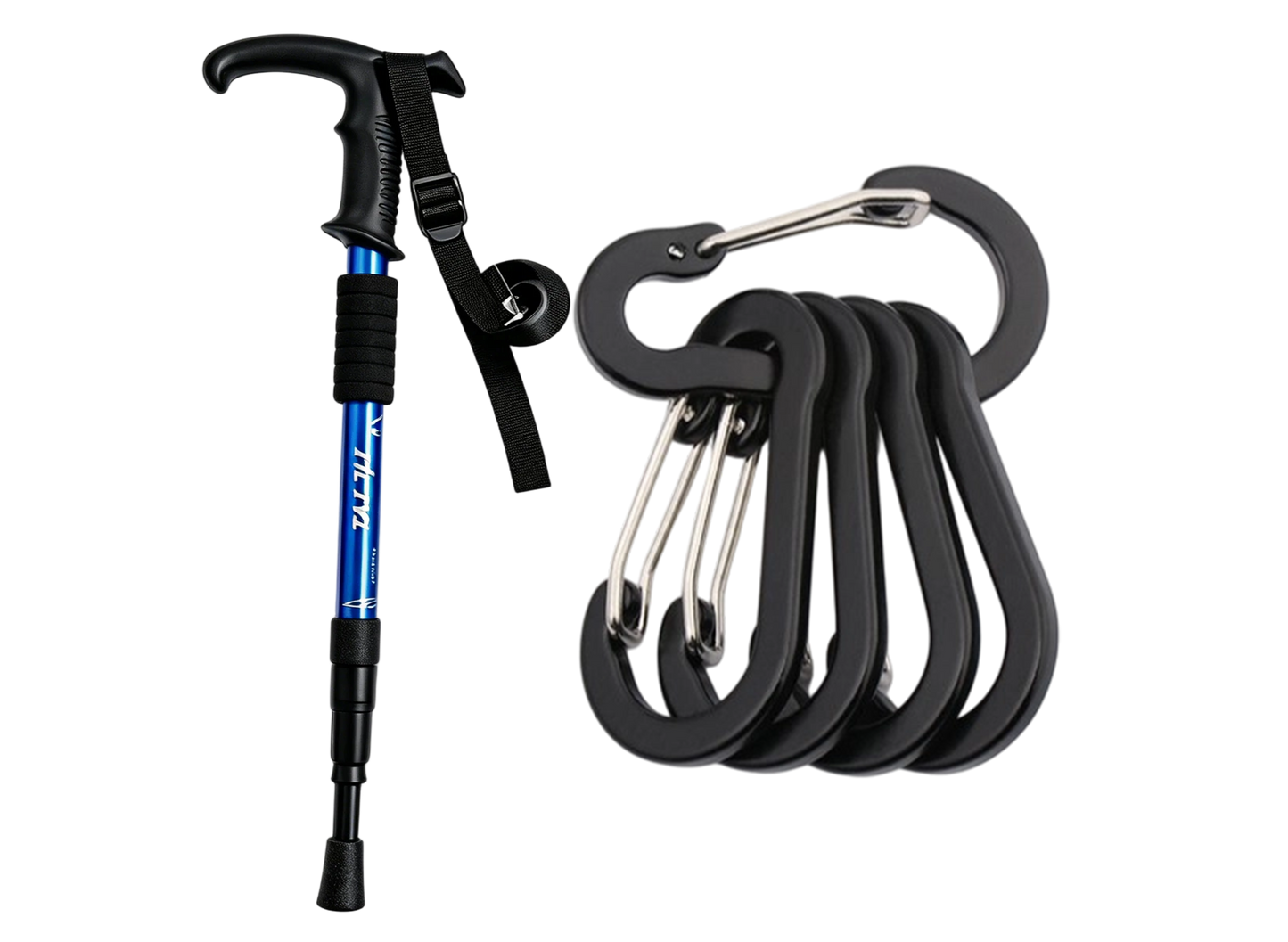 💥Heißer Verkauf 50% Rabatt🔥🦯🏔️Trekkingstock 3in1 – längenverstellbar, stoßgedämpft, Alu 6160💪🎯Kompakt & ergonomisch – für Auf- & Abstieg, Gelenkschutz & Rucksack-Tour.