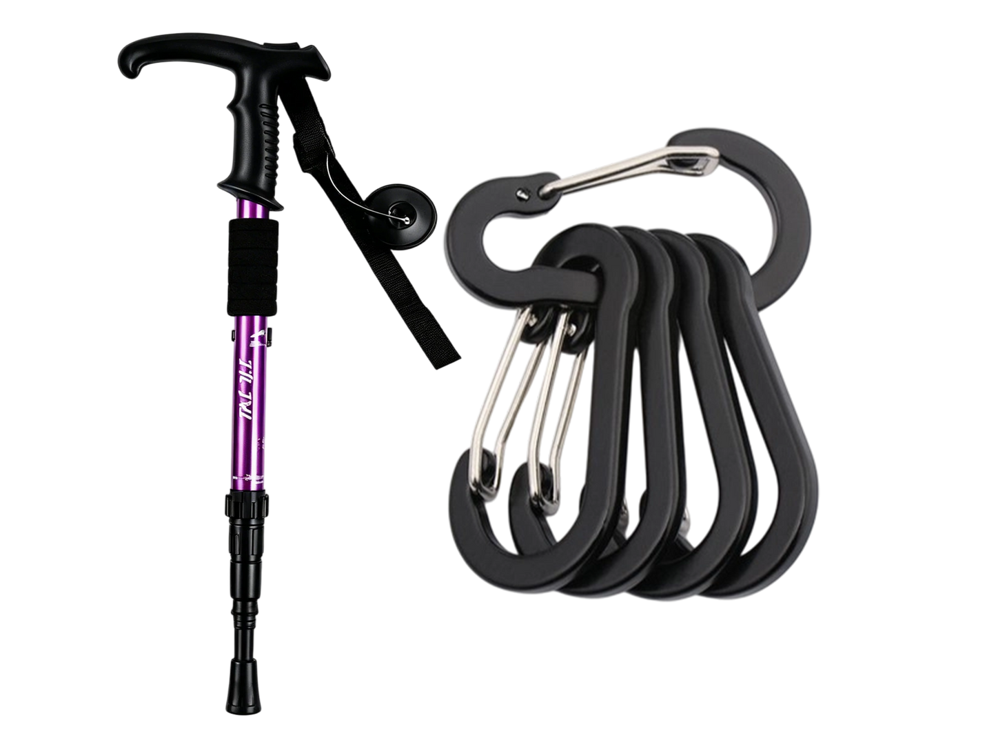 💥Heißer Verkauf 50% Rabatt🔥🦯🏔️Trekkingstock 3in1 – längenverstellbar, stoßgedämpft, Alu 6160💪🎯Kompakt & ergonomisch – für Auf- & Abstieg, Gelenkschutz & Rucksack-Tour.