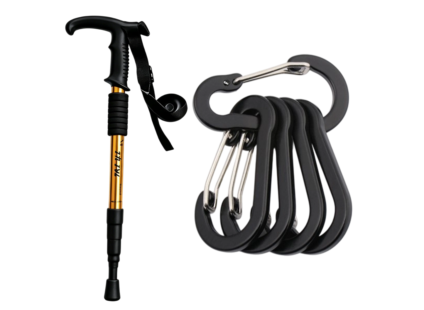 💥Heißer Verkauf 50% Rabatt🔥🦯🏔️Trekkingstock 3in1 – längenverstellbar, stoßgedämpft, Alu 6160💪🎯Kompakt & ergonomisch – für Auf- & Abstieg, Gelenkschutz & Rucksack-Tour.