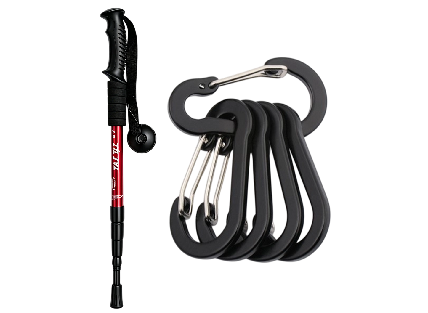 💥Heißer Verkauf 50% Rabatt🔥🦯🏔️Trekkingstock 3in1 – längenverstellbar, stoßgedämpft, Alu 6160💪🎯Kompakt & ergonomisch – für Auf- & Abstieg, Gelenkschutz & Rucksack-Tour.