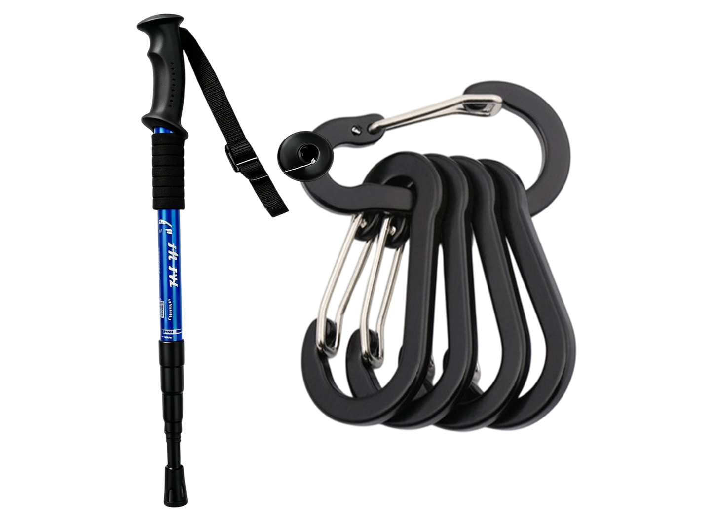 💥Heißer Verkauf 50% Rabatt🔥🦯🏔️Trekkingstock 3in1 – längenverstellbar, stoßgedämpft, Alu 6160💪🎯Kompakt & ergonomisch – für Auf- & Abstieg, Gelenkschutz & Rucksack-Tour.