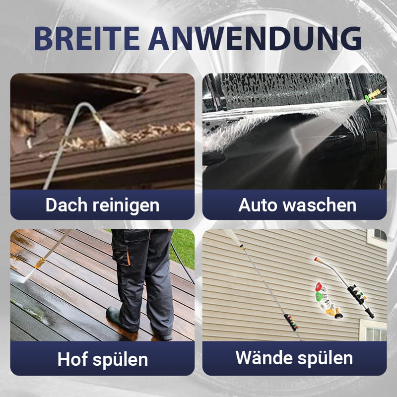 💧 Hochdruckreiniger-Stab-Set 4000 PSI – Tiefenreinigung, Ergonomischer Griff & Korrosionsschutz 🔧