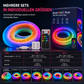 ✨ 50% RABATT! 🌟360° rundum leuchtendes plüschiges Neon-LED-Streifenlicht mit RGB-Verfolgungs- und Fließlichteffekt, per Bluetooth-App und Fernbedienung steuerbar