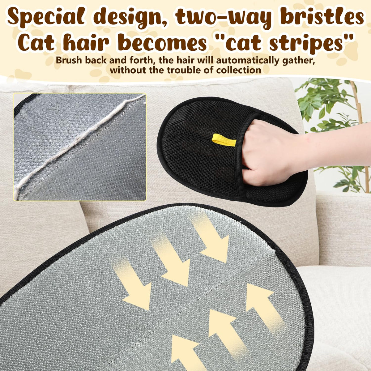🧤 KAUFEN SIE 1, ERHALTEN SIE 1 GRATIS! ✨ Antistatische Handschuhe – Haustier Haarentfernung, Silikon, Wiederverwendbar 🐾