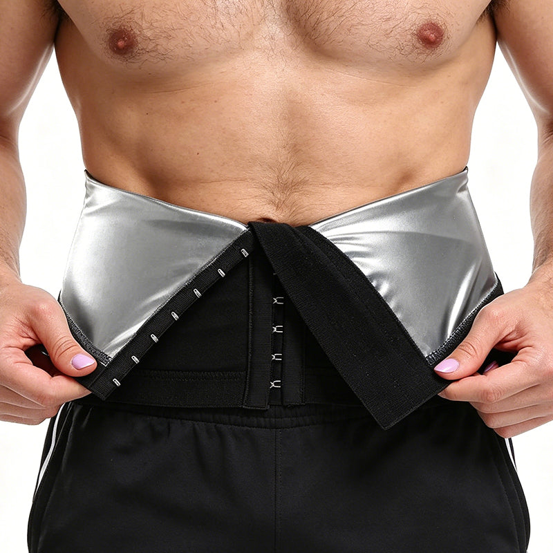 🏃‍♂️ LIMITED-TIME 57% RABATT! ✨ Taillentrainer-Schweißgürtel für Männer – Kompression, Schlank ✨