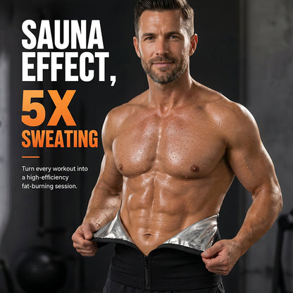 🏃‍♂️ LIMITED-TIME 57% RABATT! ✨ Taillentrainer-Schweißgürtel für Männer – Kompression, Schlank ✨
