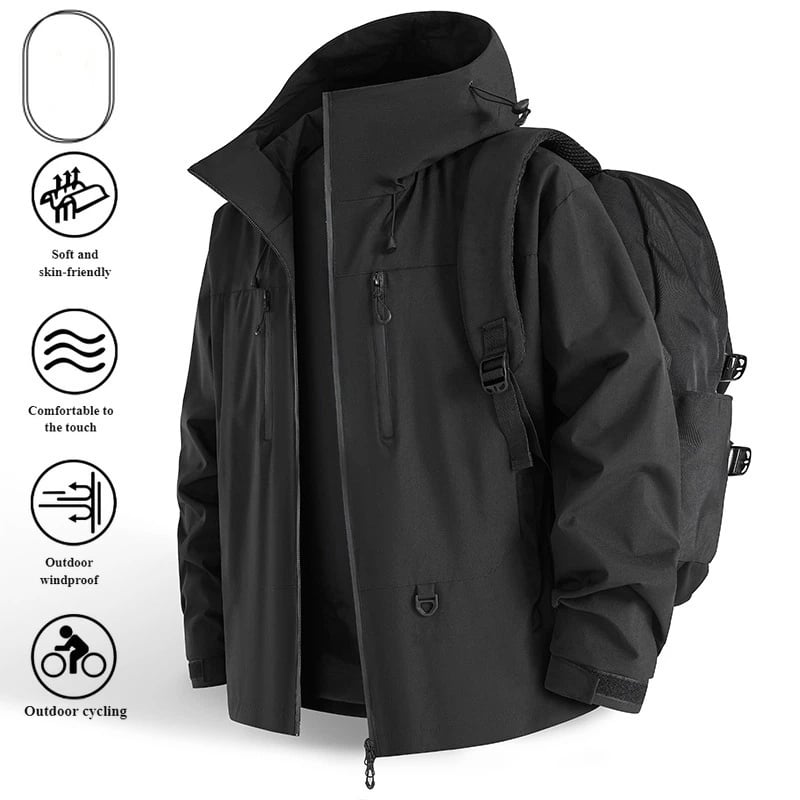 💎 58% RABATT! 💎 WeatherMaster Elite-Jacke – Wind- & Wasserdicht, Atmungsaktiv & Ideal für Outdoor und Stadt 🌧️🧥