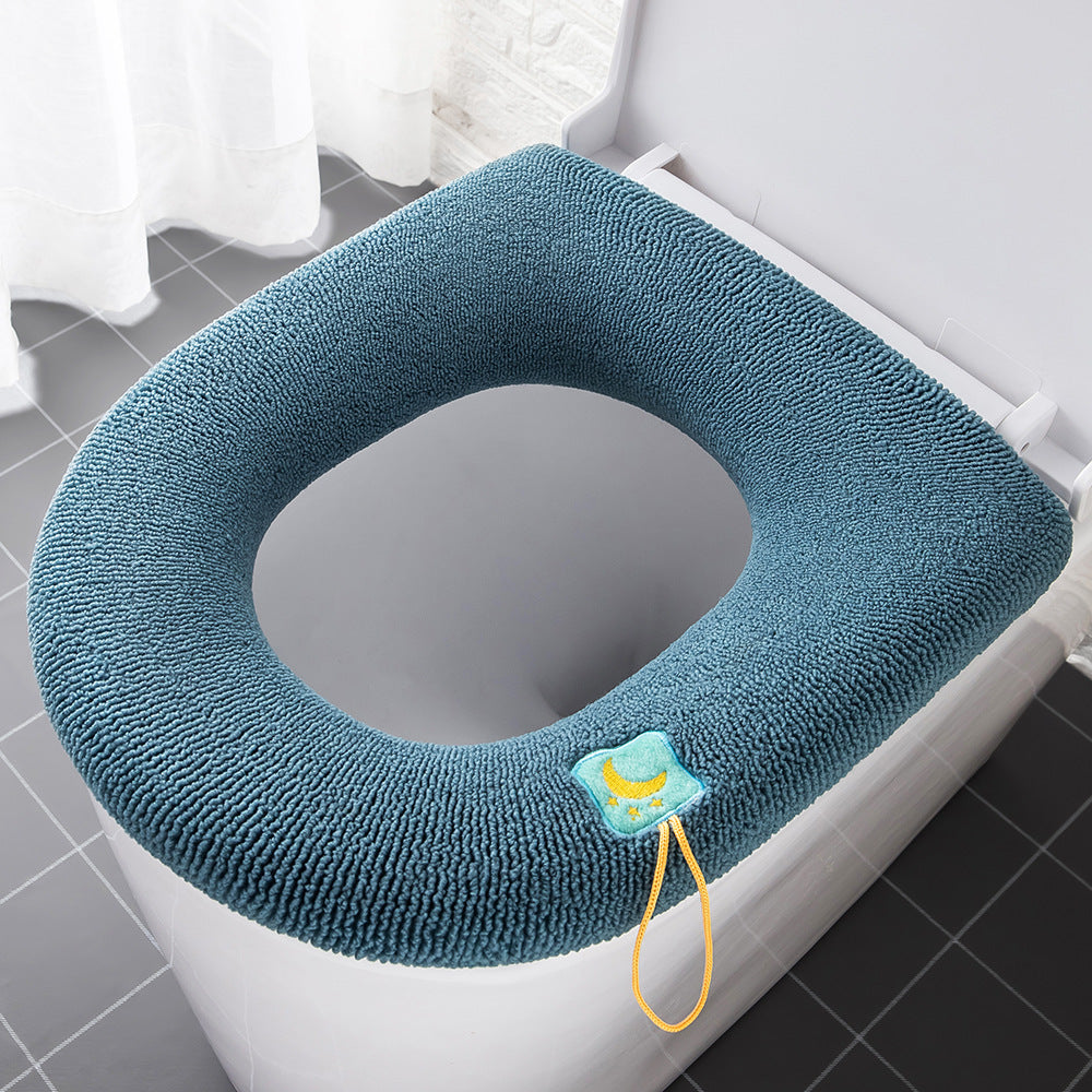 🚽 KAUFE 1, ERHALTE 1 GRATIS! 🧻 Plüsch-Toilettensitzbezug – Weich, Hygienisch & Einfach zu Befestigen 🛁