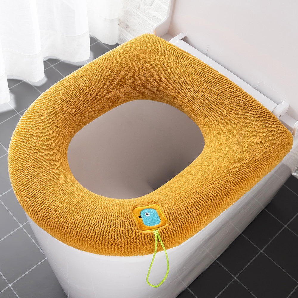 🚽 KAUFE 1, ERHALTE 1 GRATIS! 🧻 Plüsch-Toilettensitzbezug – Weich, Hygienisch & Einfach zu Befestigen 🛁