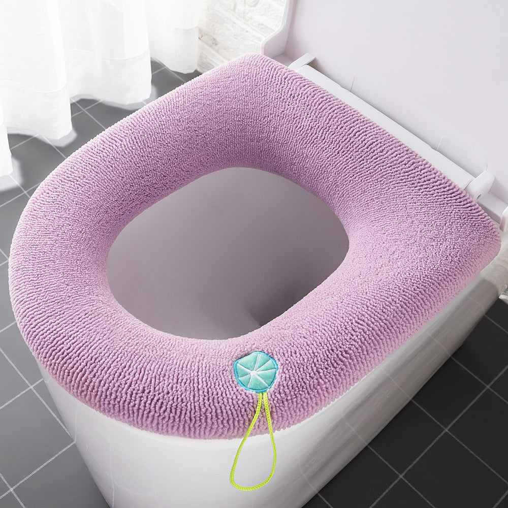 🚽 KAUFE 1, ERHALTE 1 GRATIS! 🧻 Plüsch-Toilettensitzbezug – Weich, Hygienisch & Einfach zu Befestigen 🛁
