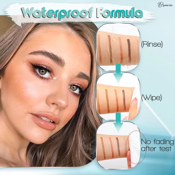 💄 KÖP 1 FÅ 1 GRATIS! ✨ 3D Vattenfast Microblading Ögonbrynspenna – 4-Piggar, Naturlig Look & Långvarig Hållbarhet 👁️