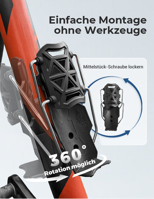 Adaptiver Flaschenhalter für Radfahrer