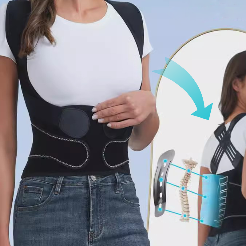 ✨ 50% RABATT! 🎽 Haltungskorrektur-Bandage – Atmungsaktiv, verstellbar & mit zusätzlicher Rückenstütze 💪