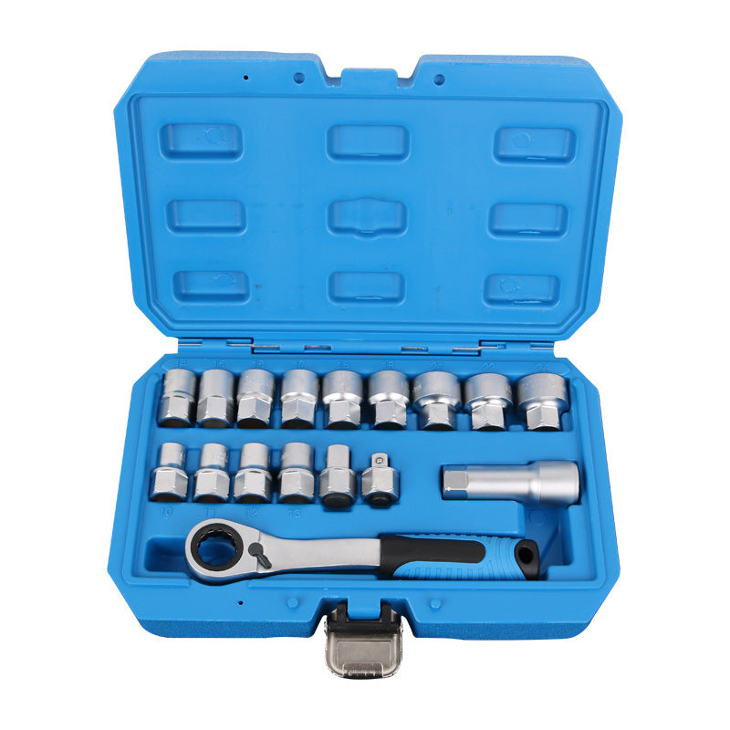 ⏰【 Limitiertes Angebot – 50% Rabatt】💪17/29 STK Core Ratsche Socket Schraubenschlüssel Kit