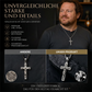 ✝️ 50 % RABATT! ⏰ Zartes, zeitloses Kreuz-Halsband – Feine Handwerkskunst, Edelstahl & dezenter Glanz – perfekt für den Alltag oder als bedeutungsvolles Geschenk 💛