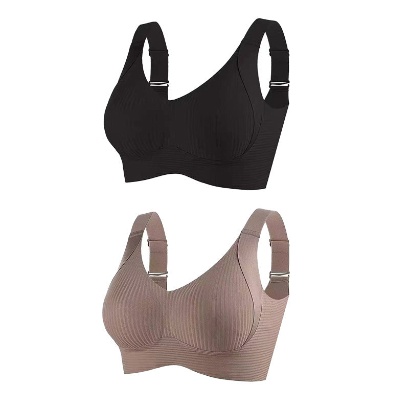 🔥50% Rabatt für begrenzte Zeit💕Gerippter Push-up-BH für Frauen, verstellbar, kabellos