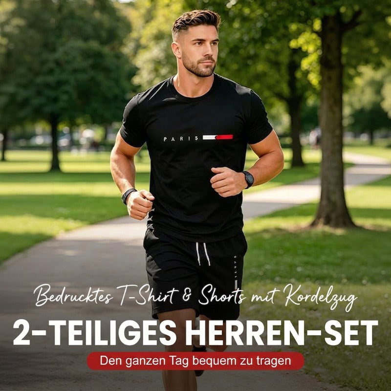 👕 50% RABATT! 🩳 2-teiliges Set aus bedrucktem Oberteil & Shorts für Herren – Leicht & atmungsaktiv – Perfekt für Strand, Urlaub oder heiße Sommertage – lässiger Look mit Komfort ☀️