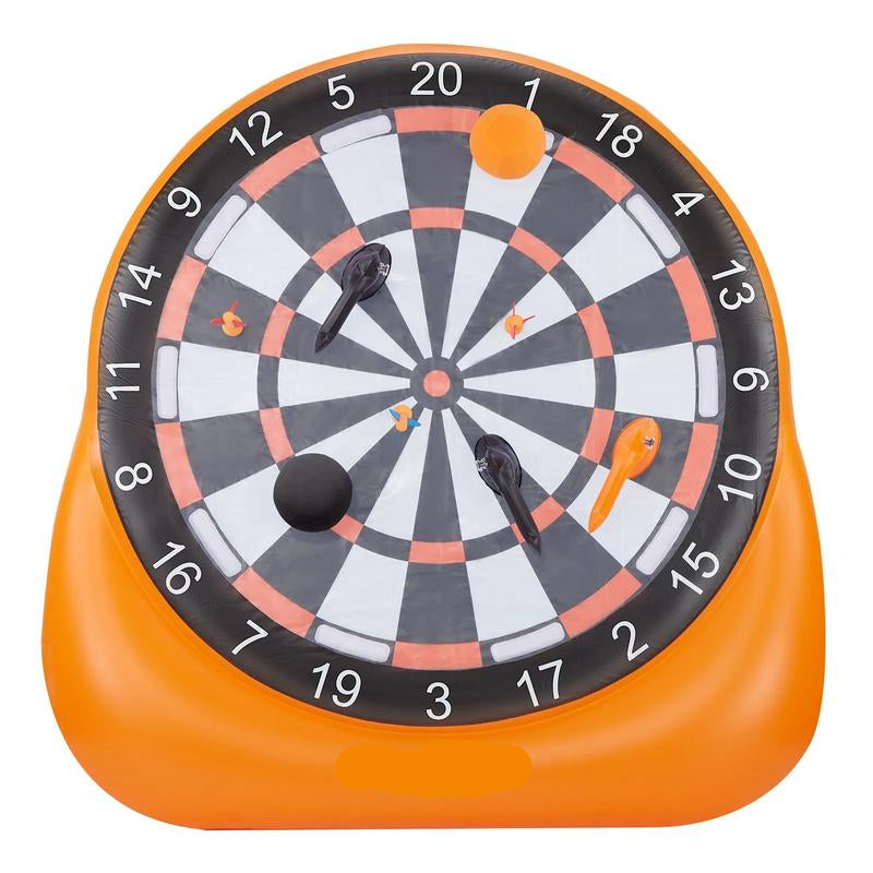 💥 HEUTE: 50% RABATT + GRATIS VERSAND!🎯Riesige Fußball-Dartscheibe (aufblasbar) – Familienspaß in 3 Min. ⚽