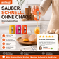 2-in-1 Eierknacker & Eigelb-Separator – hygienisch, einfach in der Handhabung & vielseitig für rohe und gekochte Eier 🥚
