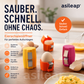 2-in-1 Eierknacker & Eigelb-Separator – hygienisch, einfach in der Handhabung & vielseitig für rohe und gekochte Eier 🥚