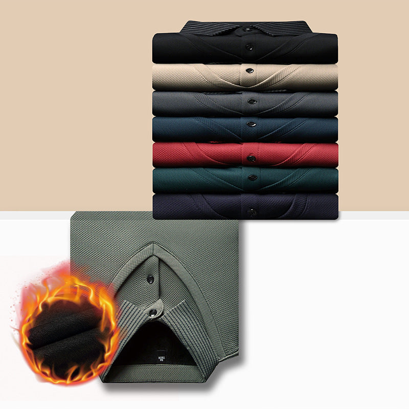 👔 50% RABATT! 🔥 Gestreiftes Revers Fake Zweiteiliges Hemd – Innovatives Design, Bügelfrei & Vielseitig Tragbar 🧶