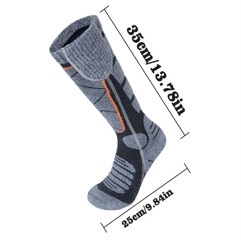🎁Waschbare, wiederaufladbare Heizsocken für Damen und Herren