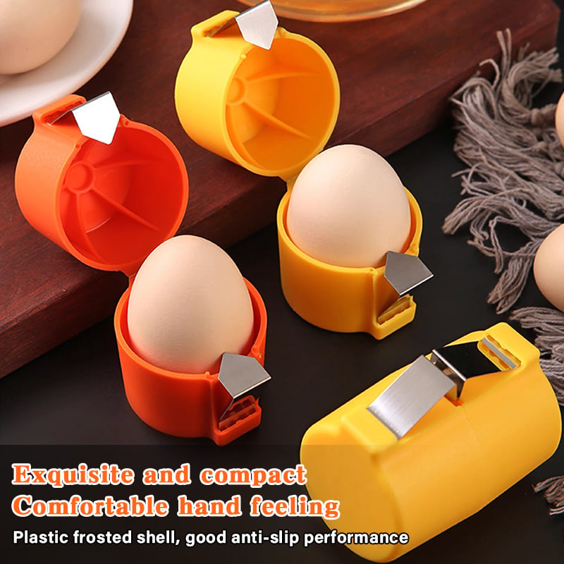 2-in-1 Eierknacker & Eigelb-Separator – hygienisch, einfach in der Handhabung & vielseitig für rohe und gekochte Eier 🥚