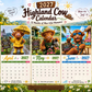 🐮 JETZT 50 % RABATT! 🗓️ Lustiger Wandkalender 2027 mit Hochlandrindern – A4-Format zum Aufhängen, charmantes Design und ein ganzes Jahr voller Spaß – Perfekt für Zuhause, Büro oder als Geschenk ✨